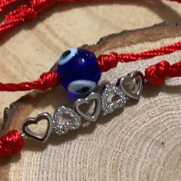 Love and protection redstring Kabbalah bracelet set - Picture 4 of 11